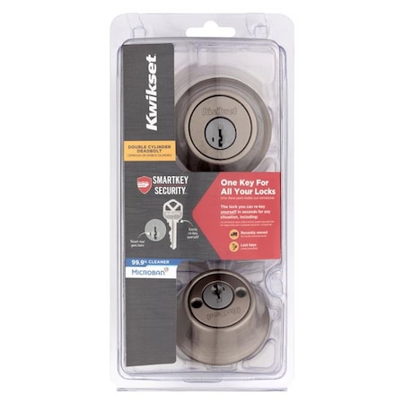 Kwikset DOUBLE CYLINDER DEADBOLT S-NKL 96650-516
